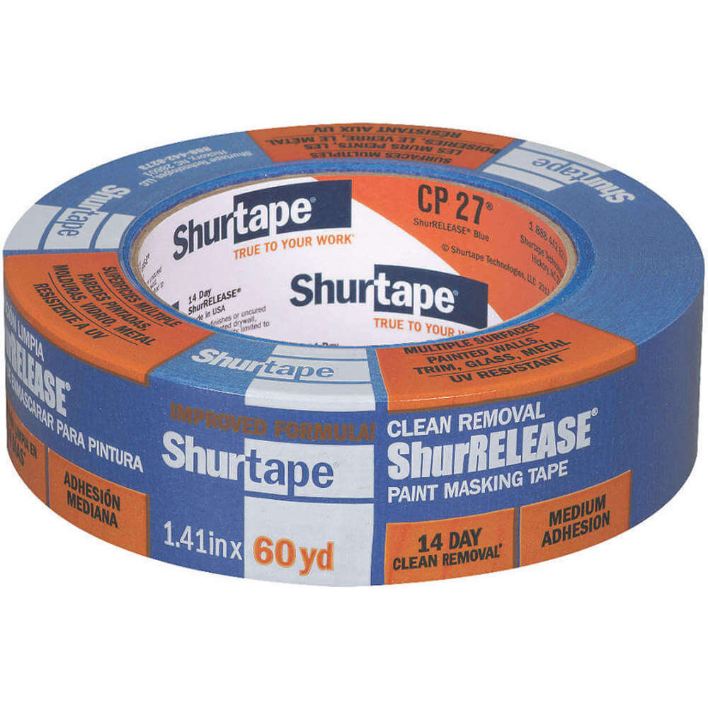 SHURTAPE CP 27 Masking Tape Blue 36mm x 55m | AA2ALF 10A373