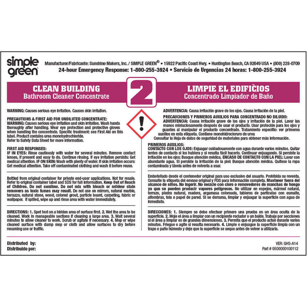 SIMPLE GREEN 9500001085973