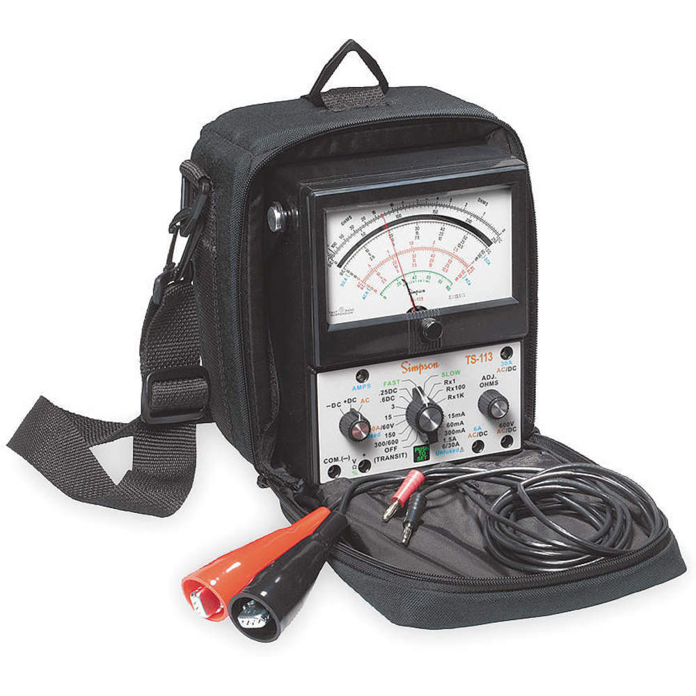 Analog Railroad Tester 600v 30a 6k Ohms