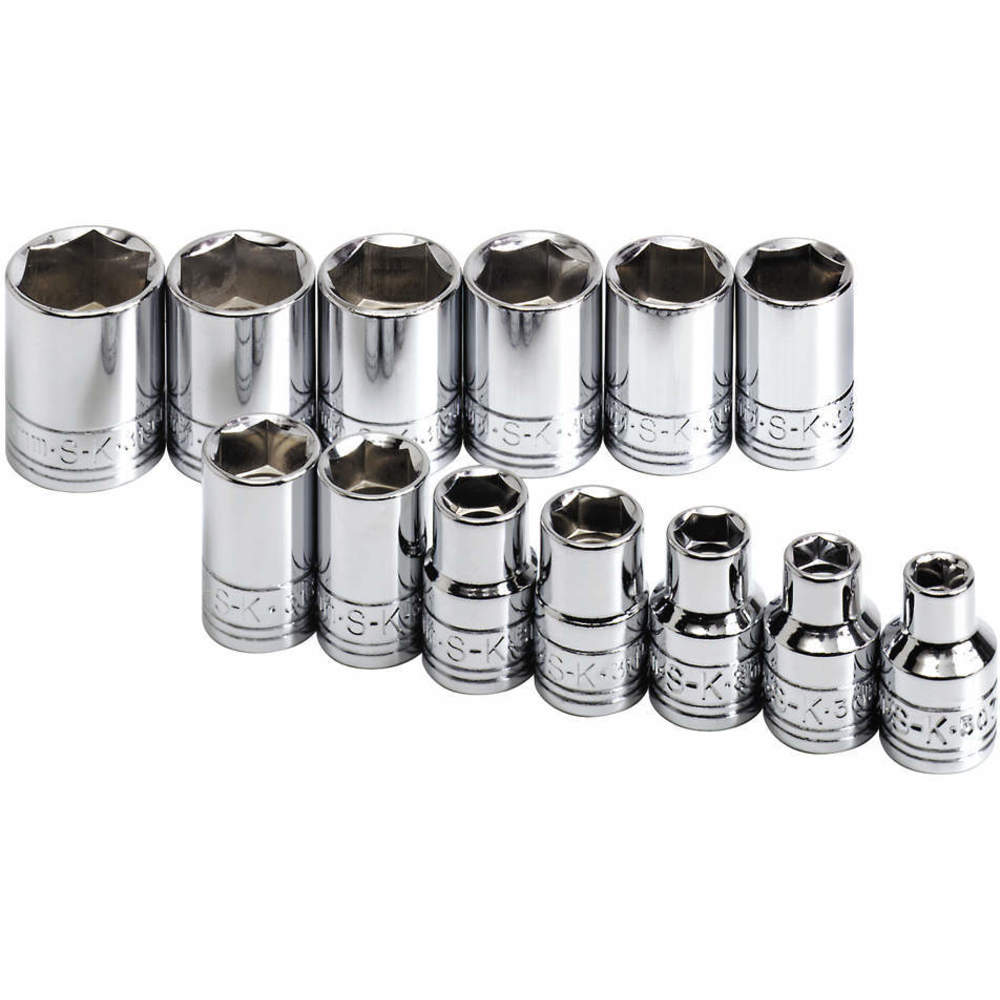 Socket Set 3/8 Inch Drive Chrome 13 Pc