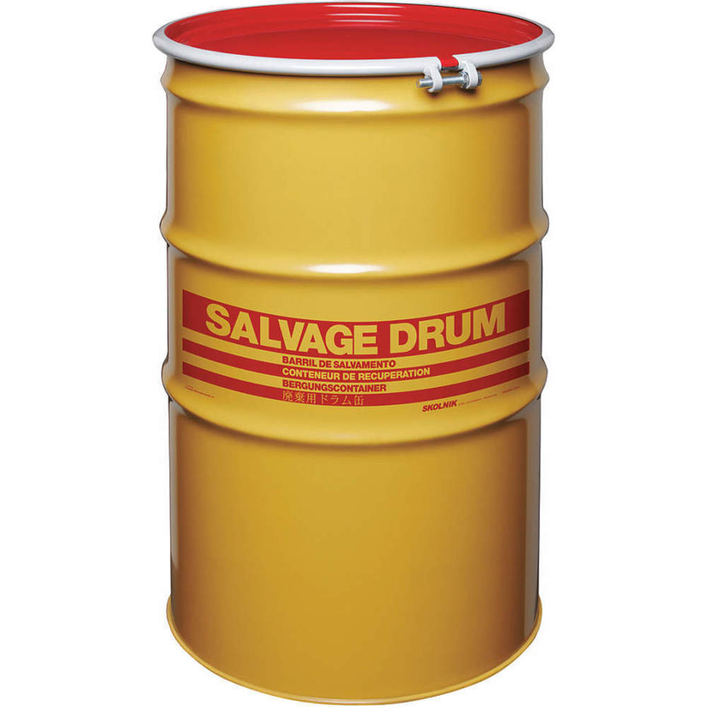 SKOLNIK HM9601 Carbon Steel Drum Open Head 96 Gallon | AB9YXZ 2GTX8