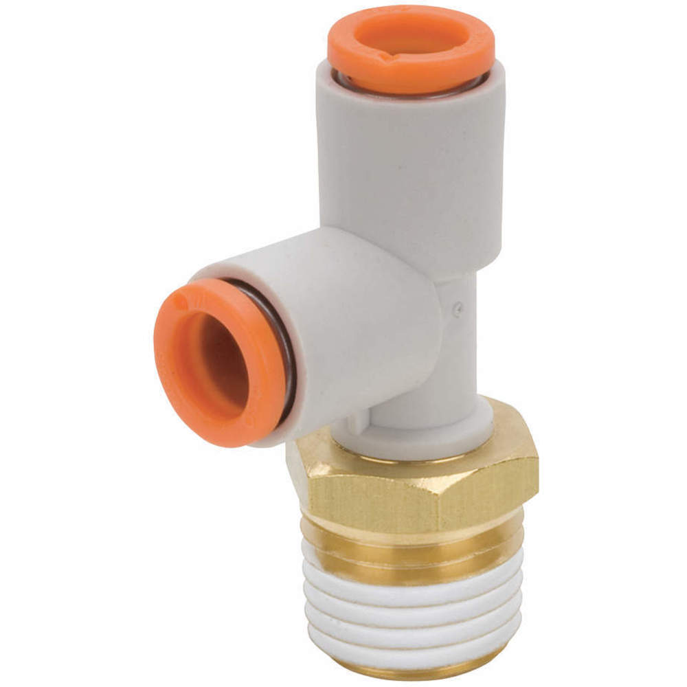 SMC VALVES KQ2Y01-33AS Male Run Tee 1/8 Inch Thread x Tube | AC6ZMX 36W906
