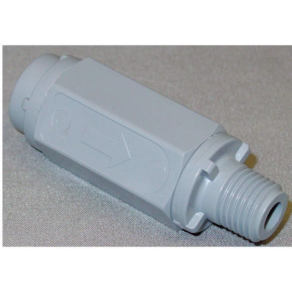 SMC VALVES PVC CHK 426-4F4M-B Ball Cone Spring Check Valve Grey Pvc | AD7CHU 4DHZ8