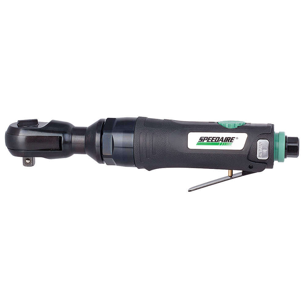 Ratchet, 16 cfm Air Consumption, 50 ft-lb Fastening Torque, Rear Exhaust Location