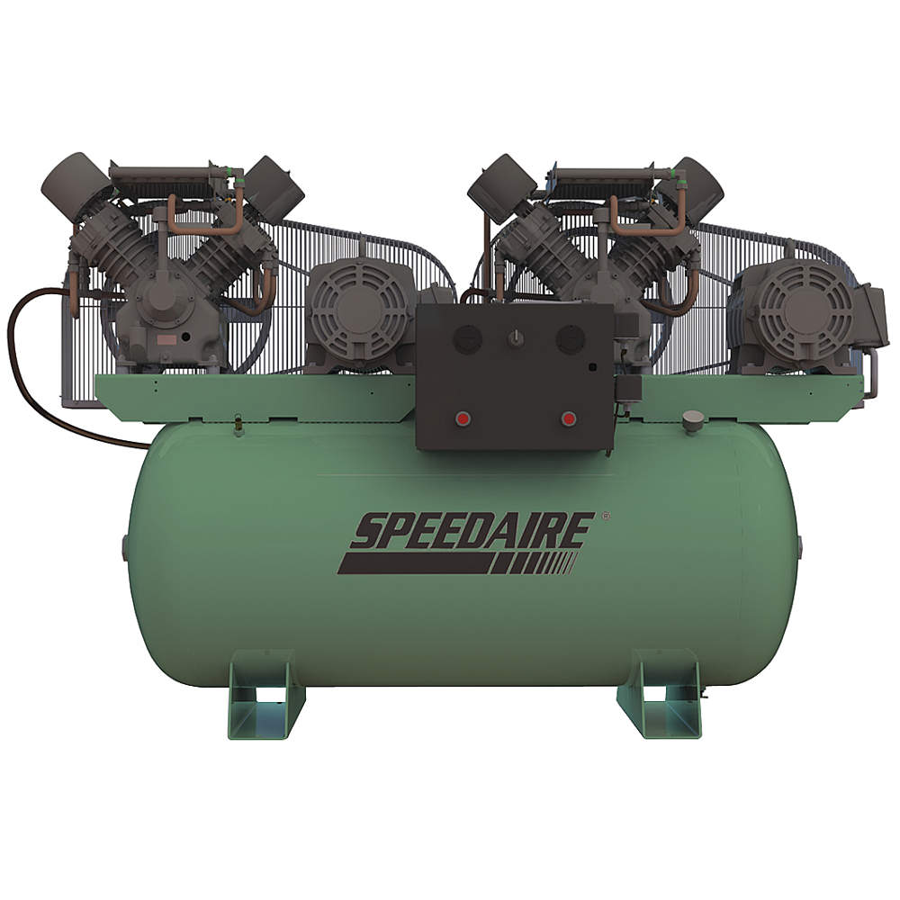 SPEEDAIRE 35WC64 Electric Air Compressor Duplex 10hp 72cfm | AG6JLT