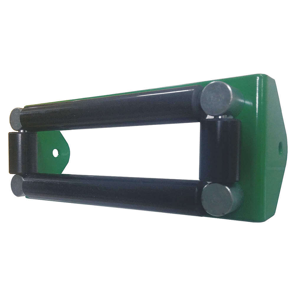 Roller Guide, 3/4 Inch Roller Dia., 1-1/8 Inch Hose Height, 5-1/8 Inch Hose Width, Green
