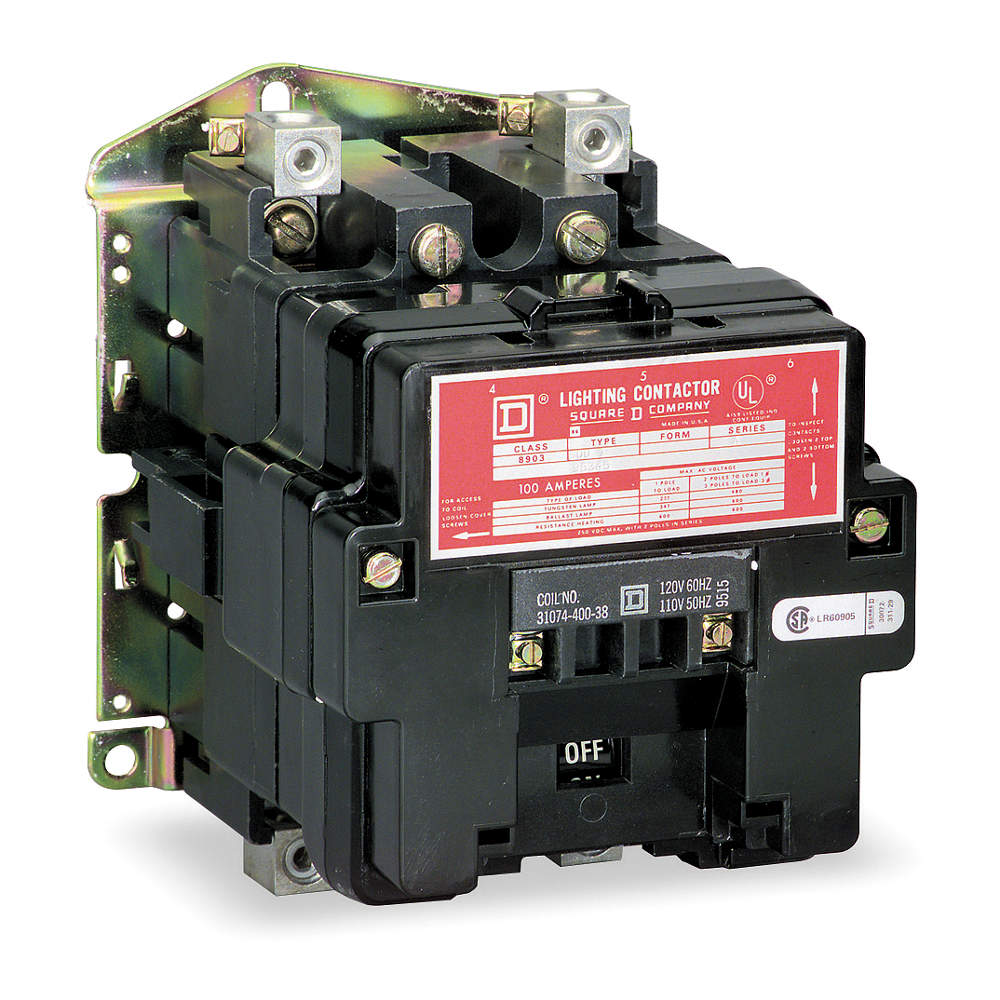 Light Contactor Electrically Held 120v 200a Open 3p
