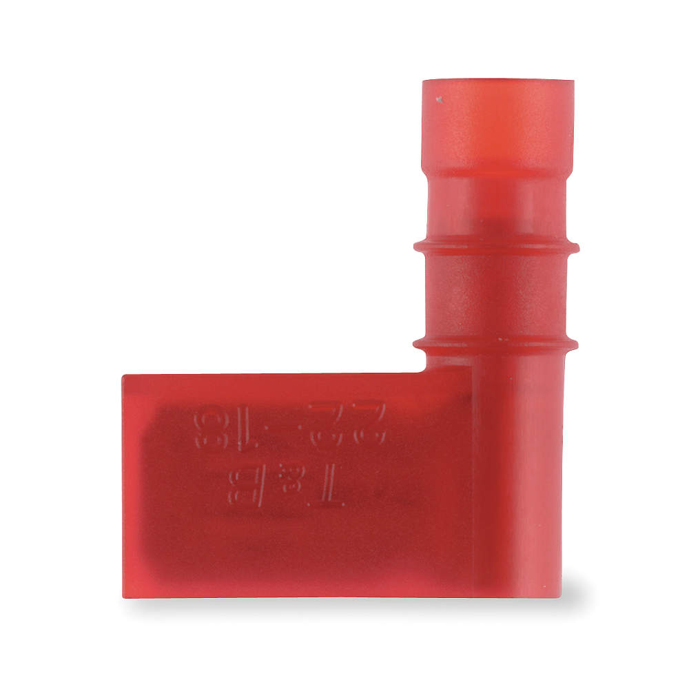 STA-KON RA18-250A Female Flag Disconnect Red 22-18awg - Pack Of 50 | AC9UTB 3KG07