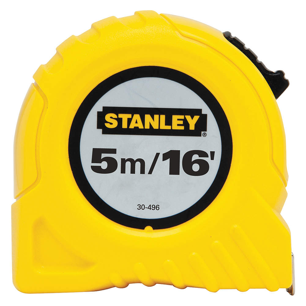 Tape Measure 3/4 Inch x 16 Feet Yellow In/ft/mm