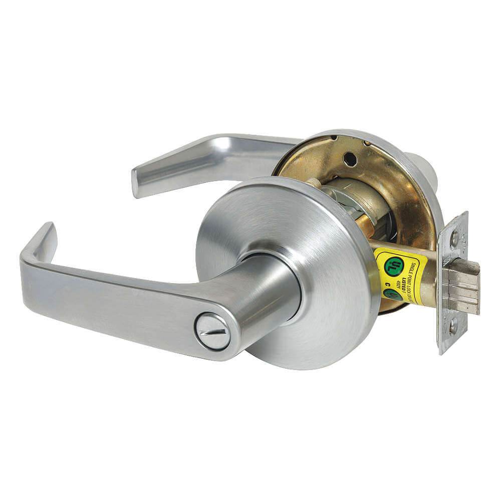 STANLEY SECURITY SOLUTIONS 9K30L15DS3626 Lever Privacy Angled Satin Chrome | AH9MFX 40KC95