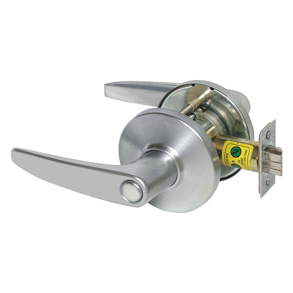 STANLEY SECURITY SOLUTIONS 9K30L16DS3626 Lever Privacy Straight Satin Chrome | AH9MFZ 40KC97