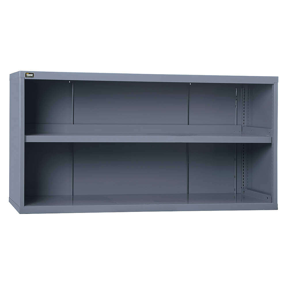 Double Wide Overhead Cabinet W 60 Gray