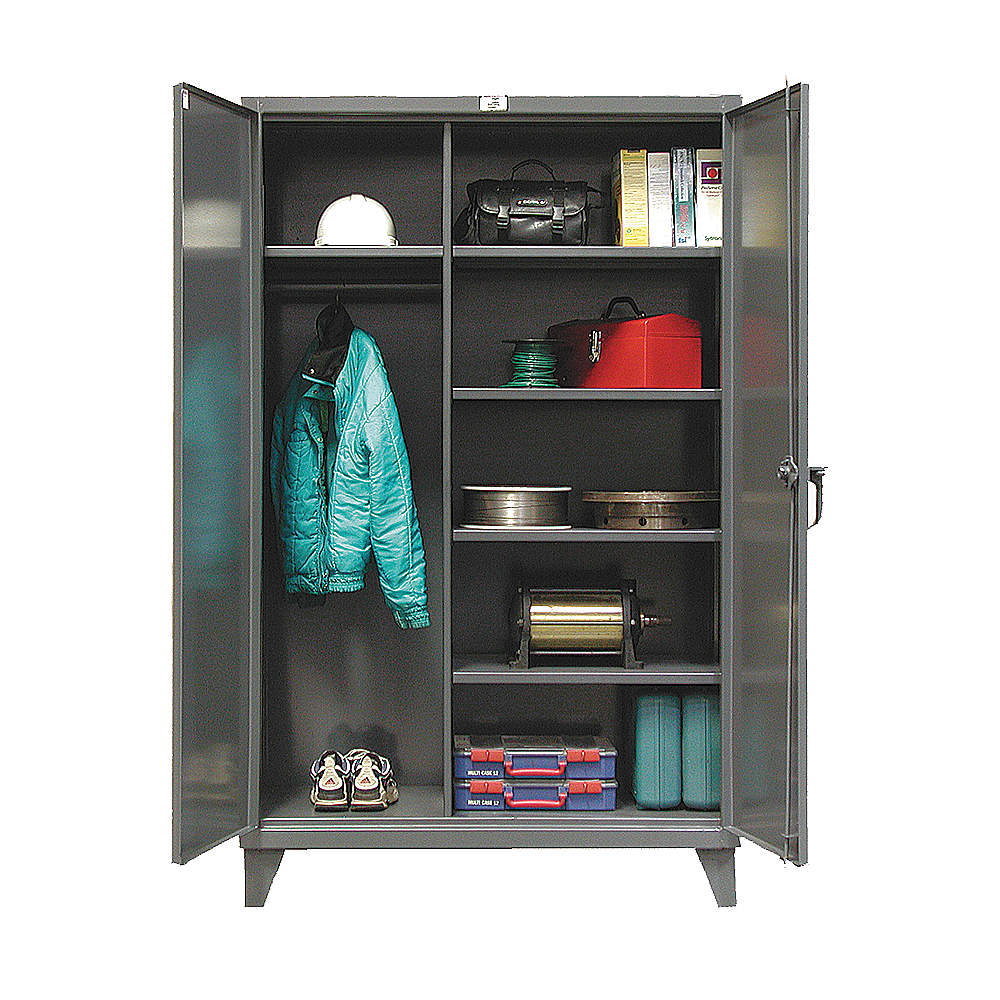 Wardrobe Storage Cabinet, Dark Gray
