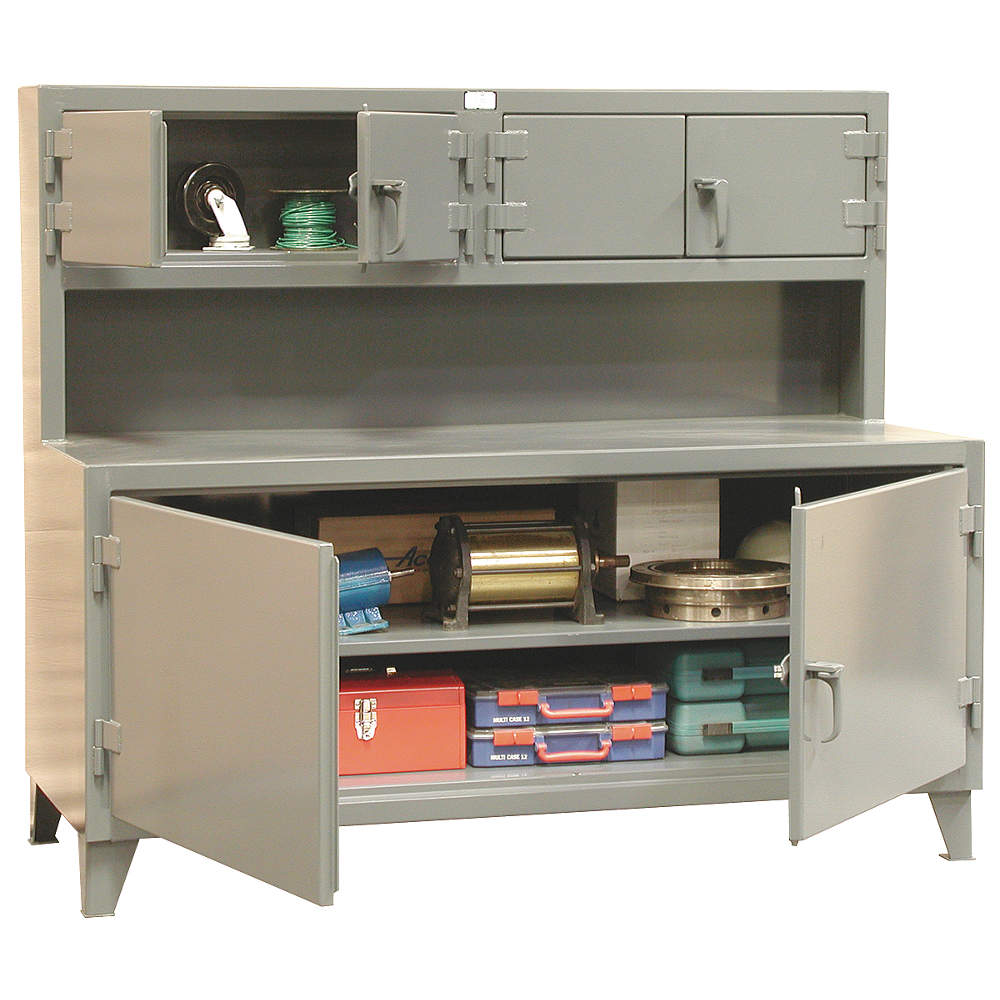 Cabinet Workstation Steel Top W 84 H 62