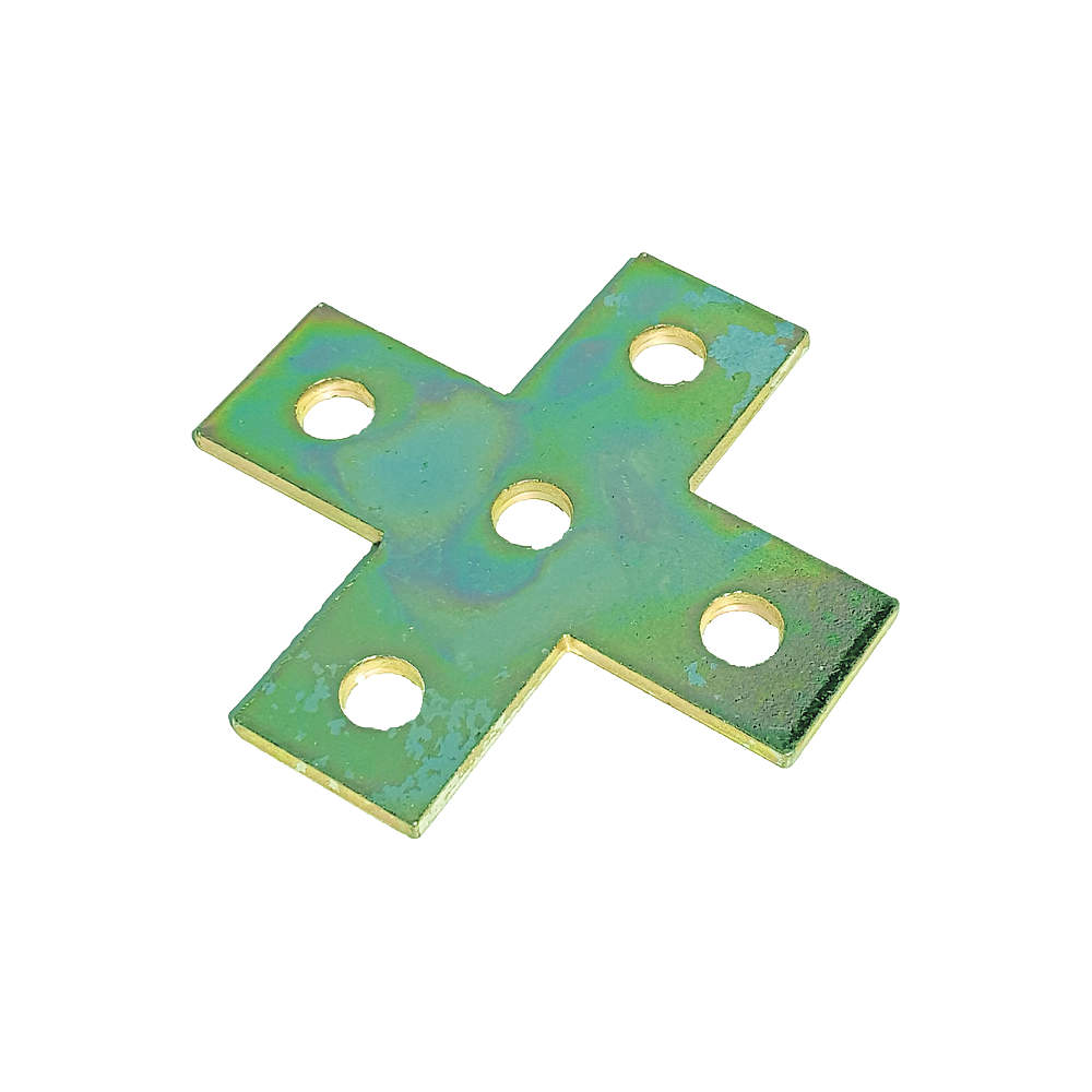 SUPER-STRUT AB253 Connecting Plate Cross 5 Holes Gold | AB9ZWC 2HAF8