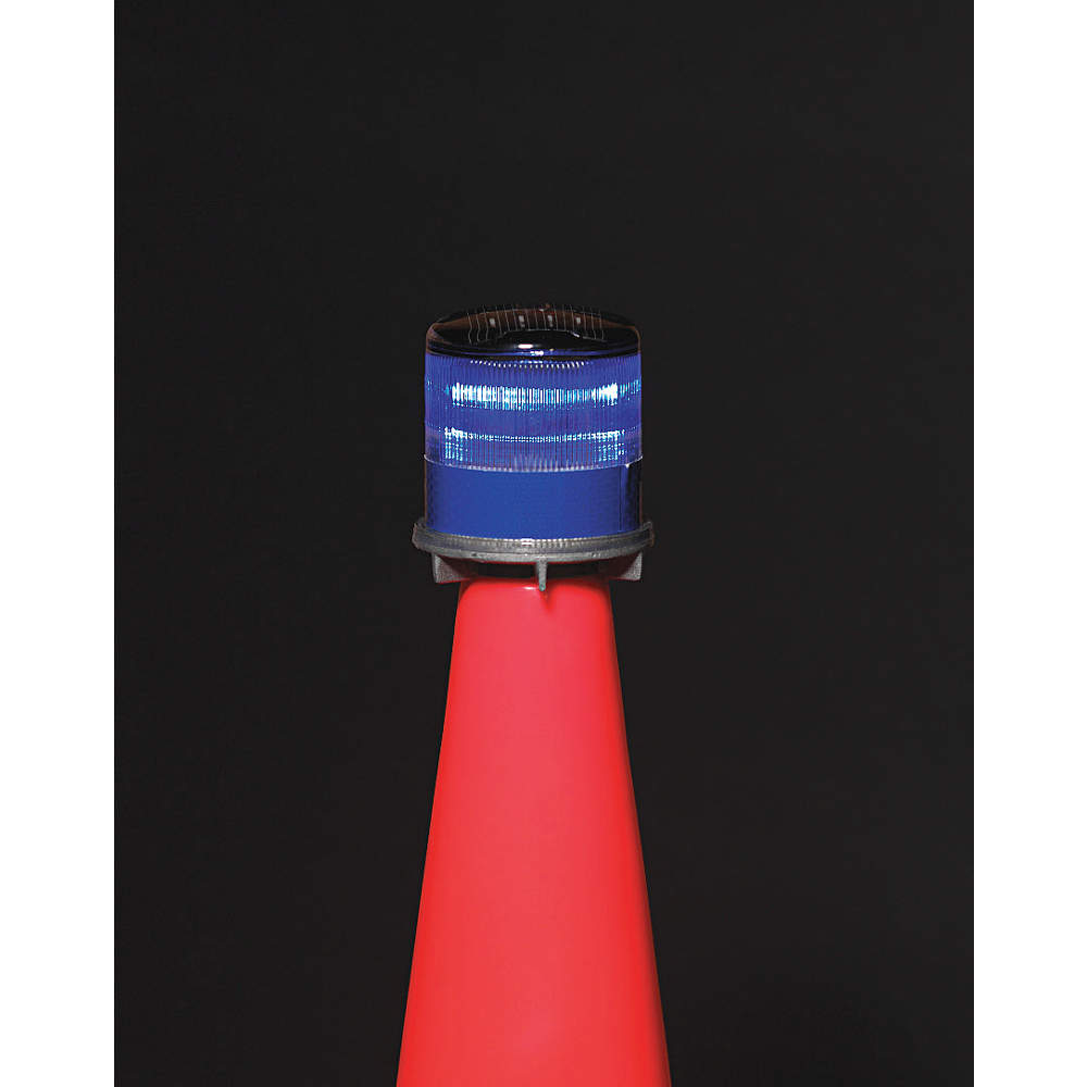 TAPCO 3337-00004 Warning Light (4) Led Blue Solar Nimh | AD2VTJ 3UYN8