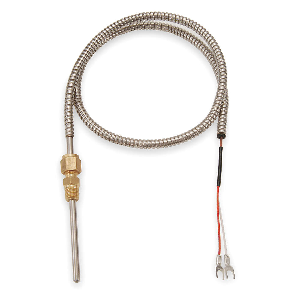 TEMPCO TCP60089 Thermocouple Probe Type J Length 4 In | AC8GUV 3AAA5