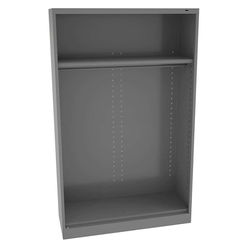 Storage Cabinet Medium Gray 48 Inch Width 1 Shelf