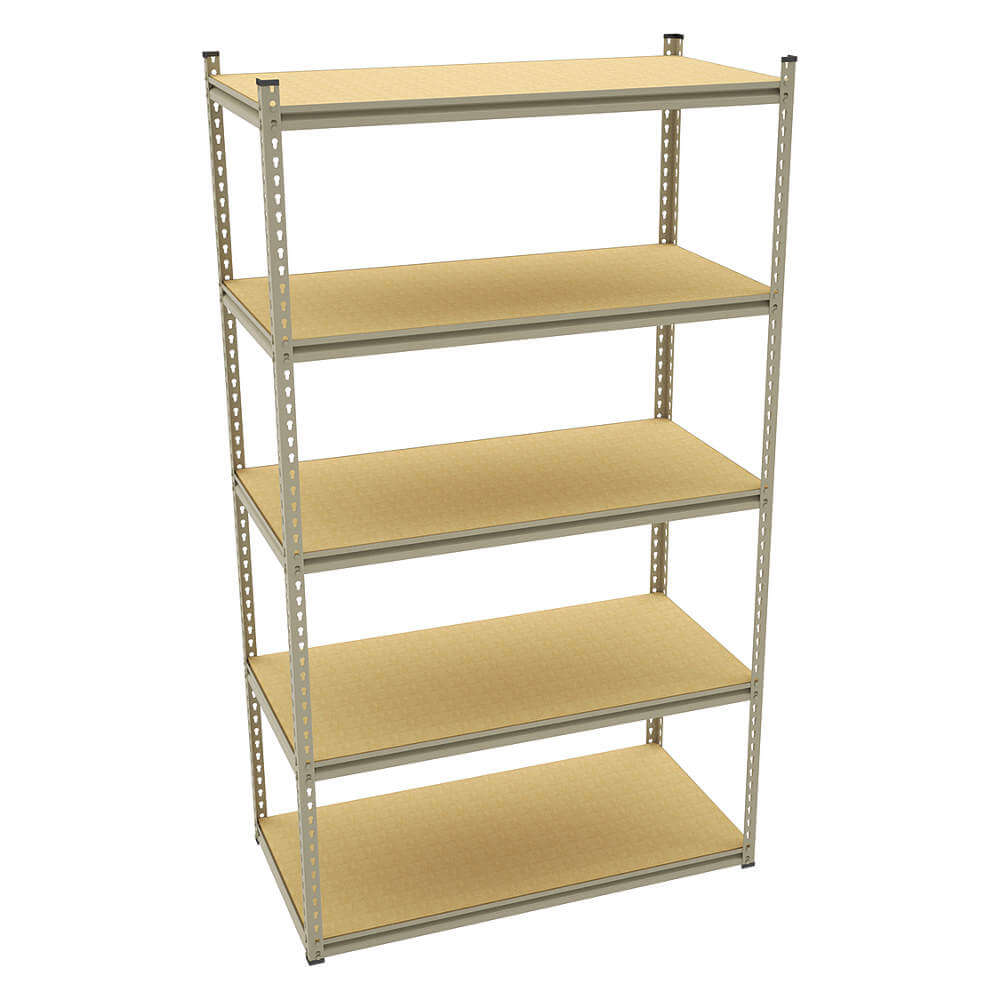 TENNSCO LSS-482484 Boltless Shelving Unit 48 Inch Width x 24 inch Depth x 84 Inch Height | AH9AUT 39FM70