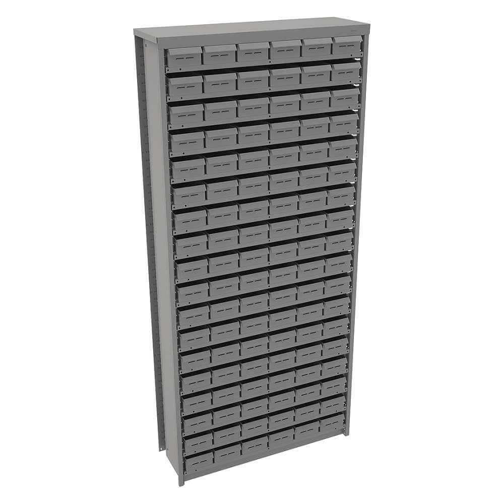 TENNSCO P-8417 Shelving Closed Freestanding Steel 84 | AH9ATY 39FM52