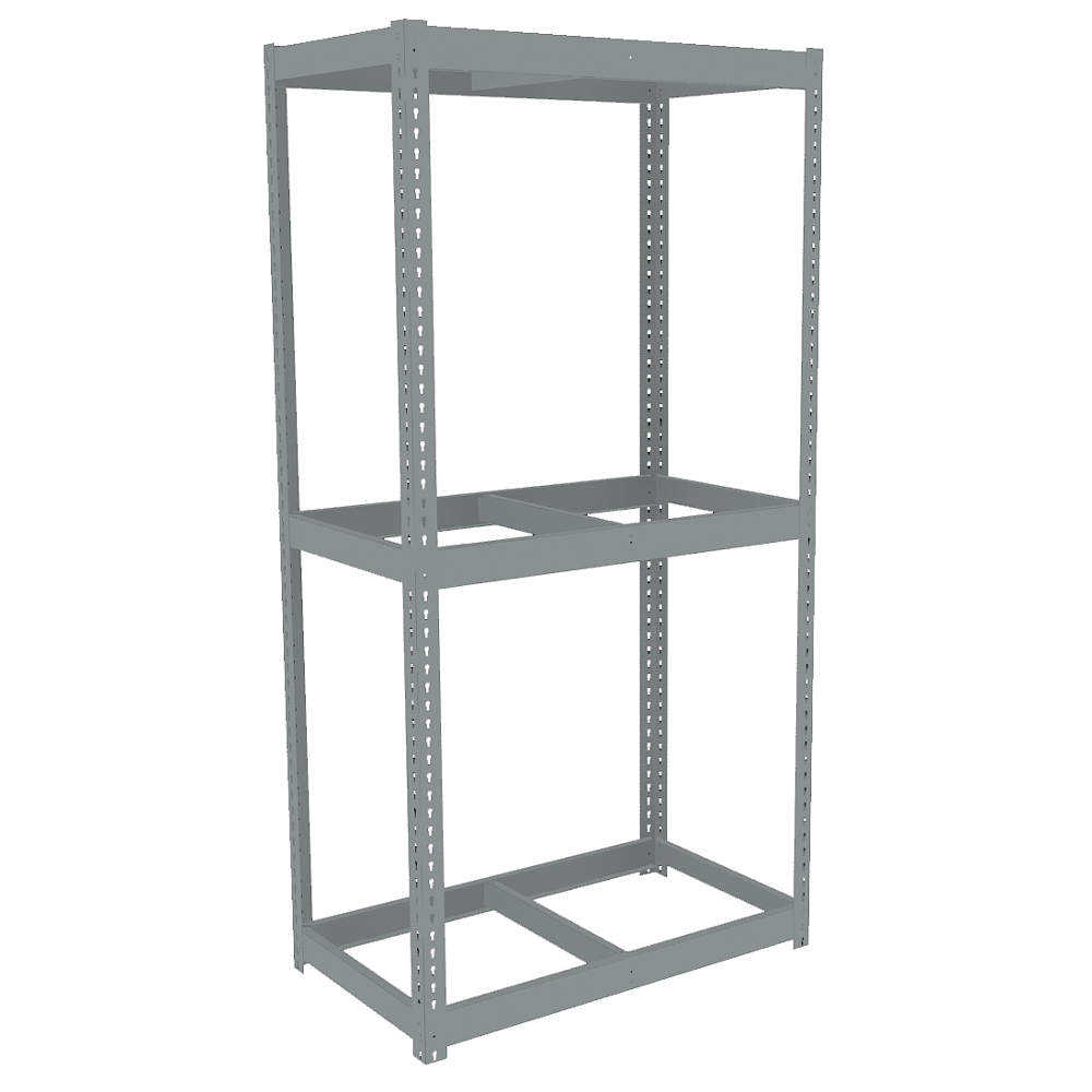 TENNSCO ZLC7-4218S-3 Boltless Shelving Starter 42 x 18 3 Shelf | AD4WKY 44P093