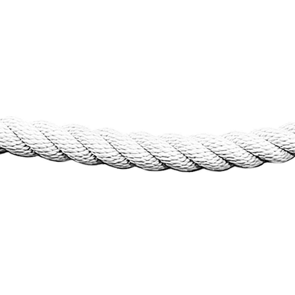 Classic Post Rope Twisted Rope White