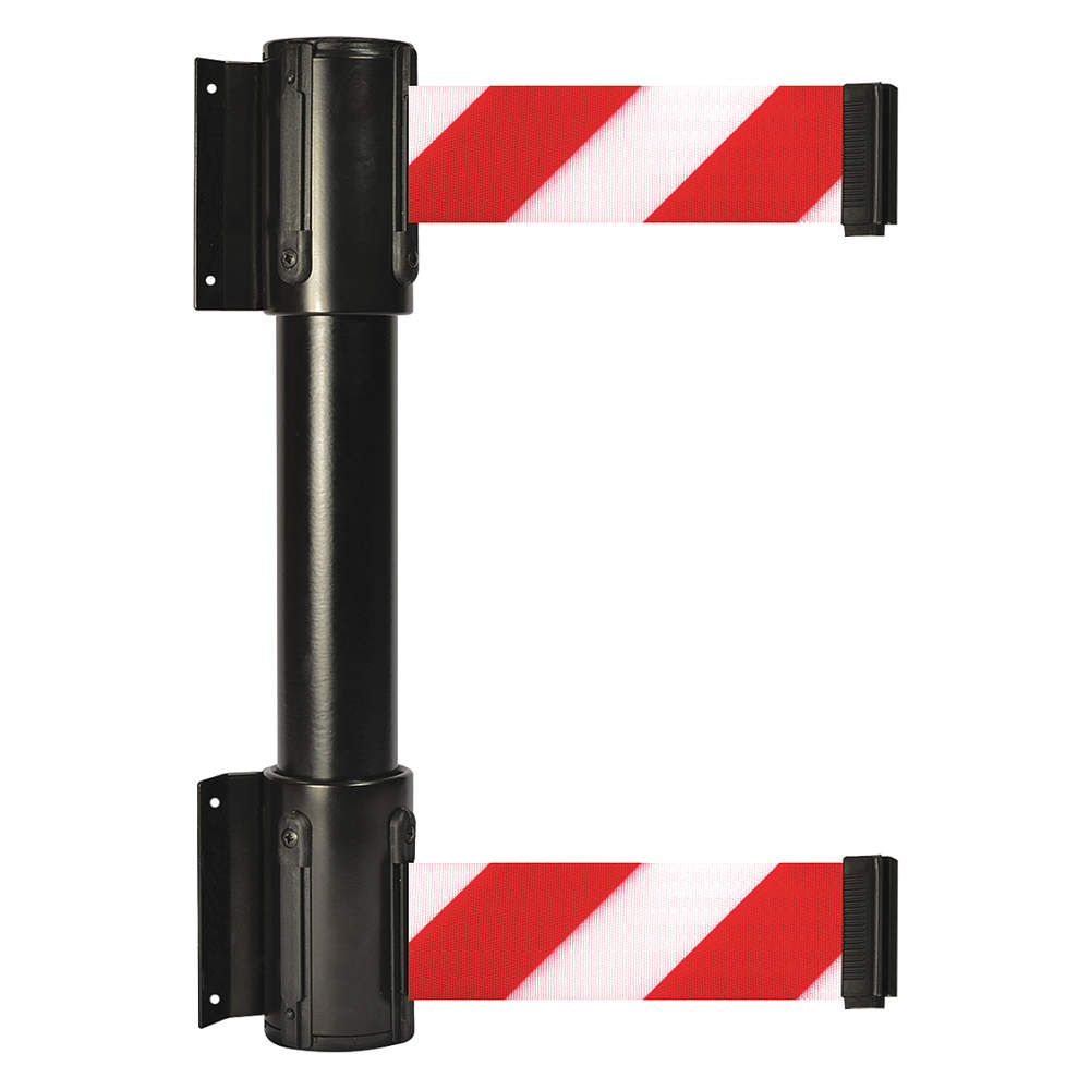 TENSABARRIER 896T2-33-STD-D3X-C Belt Barrier 7-1/2 feet Red With White Stripe | AH7GZT 36TT67