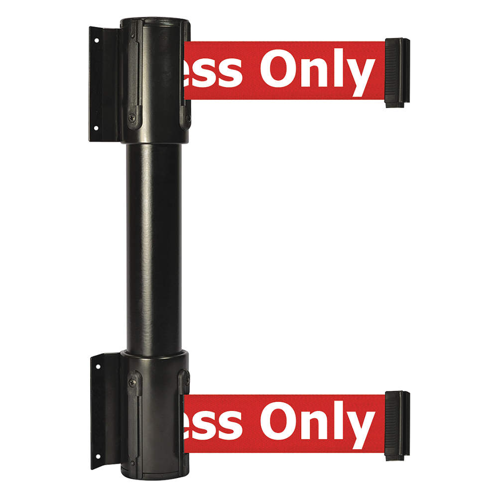 TENSABARRIER 896T2-33-STD-RAX-C Belt Barrier 2 Inch width Black | AH7GZW 36TT70