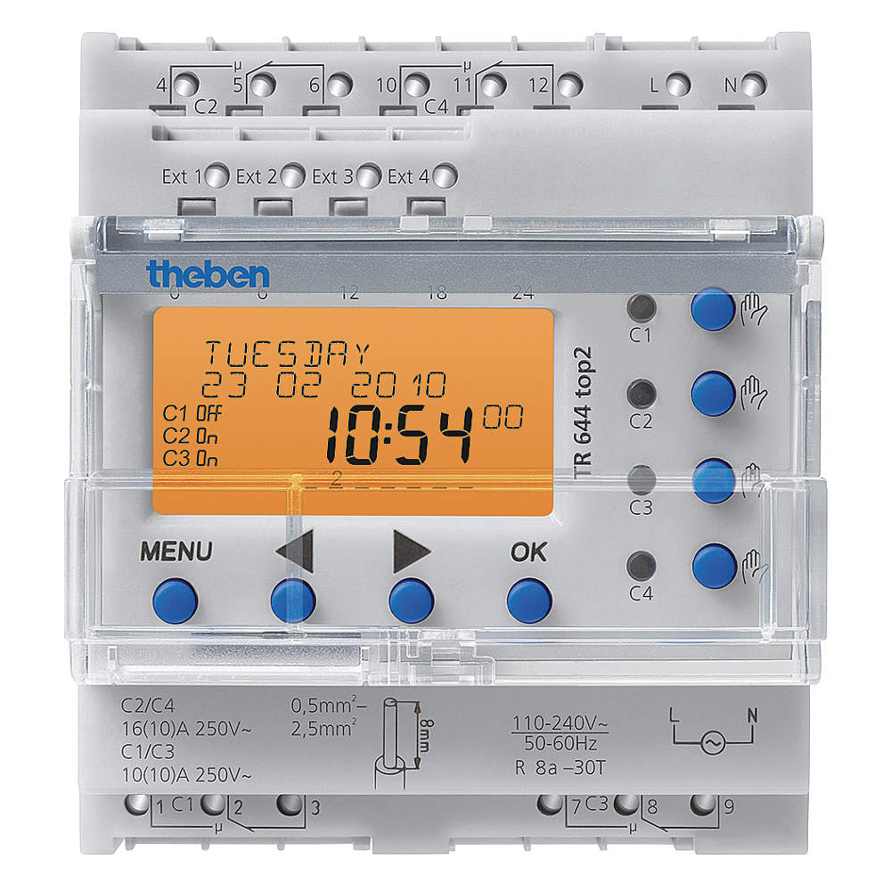 THEBEN TR-644-TOP-2-RC-120V-240V