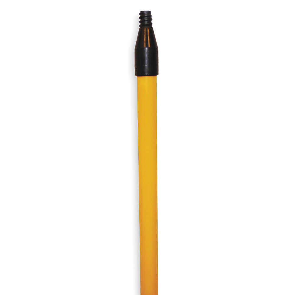 Threaded Handle Fiberglass Yellow 58 Inch Length