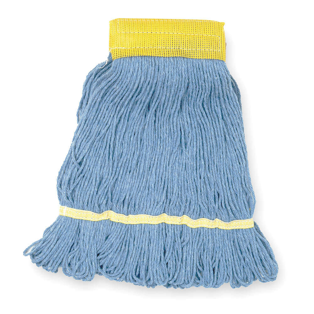 TOUGH GUY 1TYK9 Wet Mop Small Blue Looped End | AB3KTL