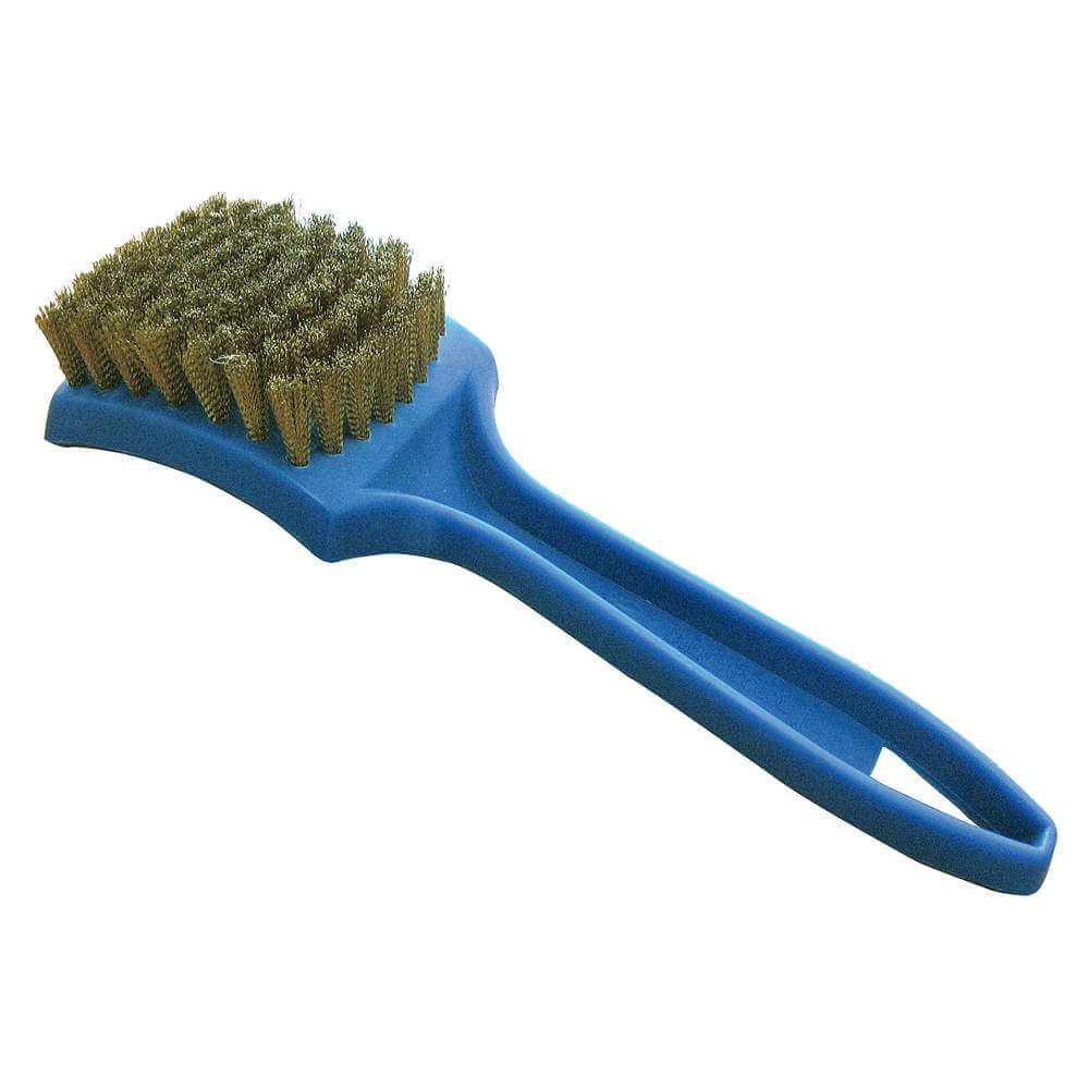 Tire Cleaning Brush Brass Ppl 9-1/2in