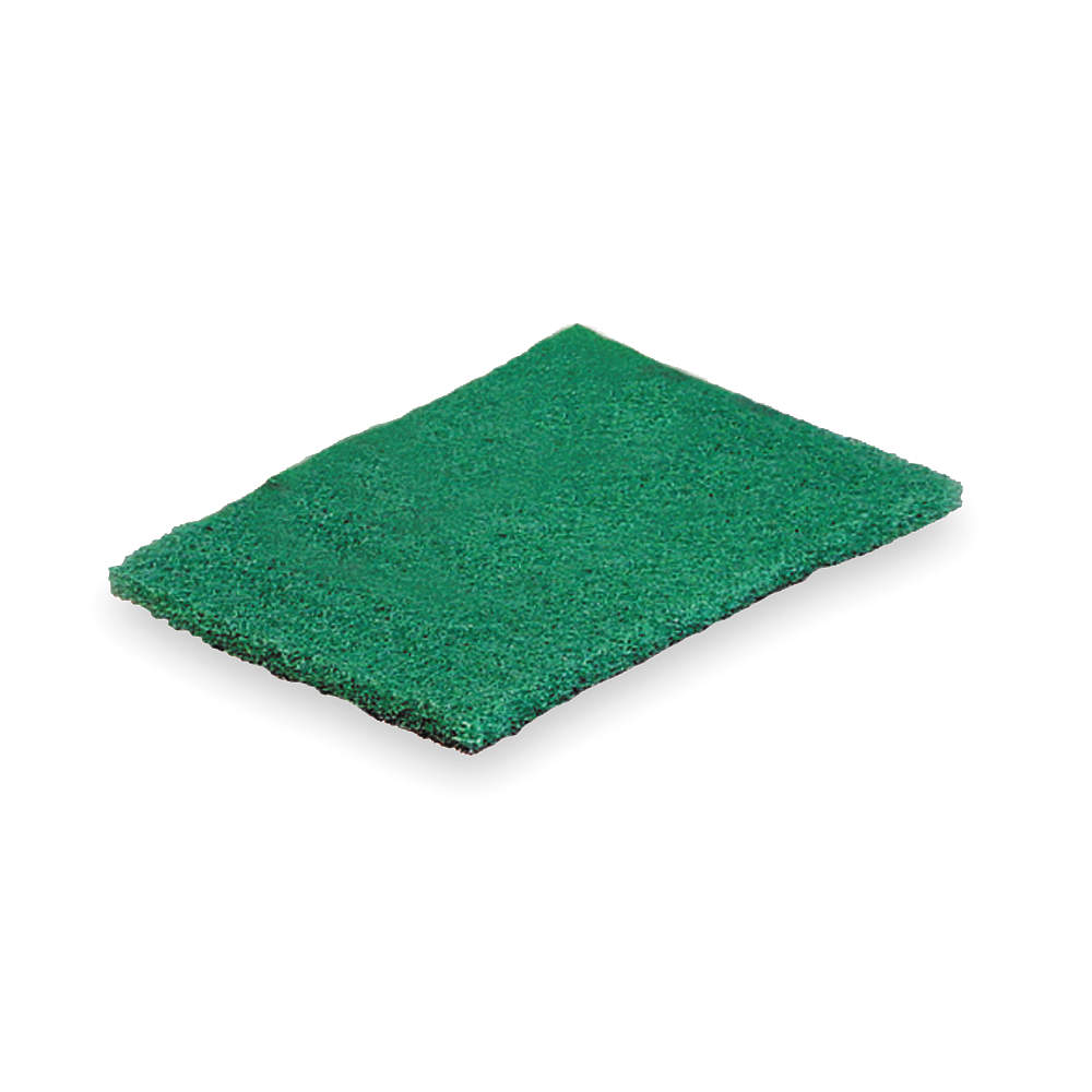 TOUGH GUY 2NTH1 Scouring Pad Green 9 Inch L 6 Inch W Pk15 | AC2WUV