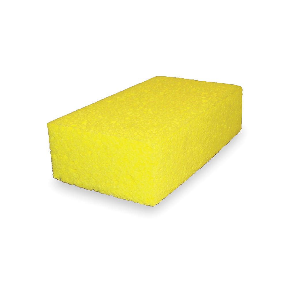 TOUGH GUY 2NTH6 Sponge Yellow 4-5/16 Inch L 7-1/2 Inch Width | AC2WVA