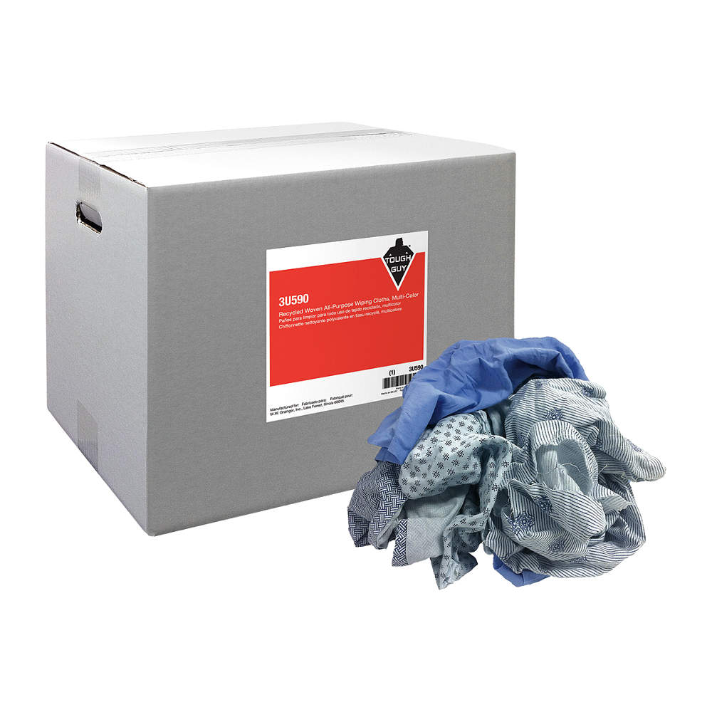 Wiping Cloths Cotton 25 Lb. Box