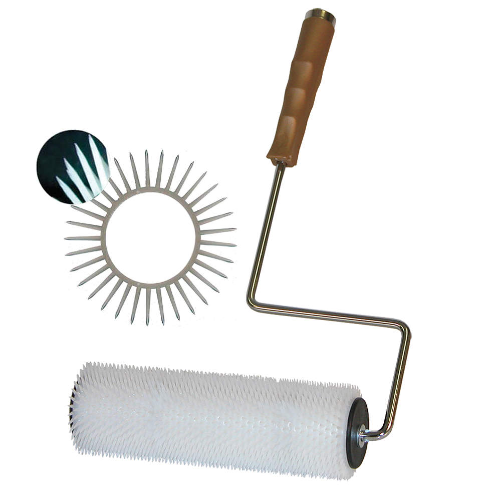 Poly / Aluminium Spiked Roller 9 In x 9/16