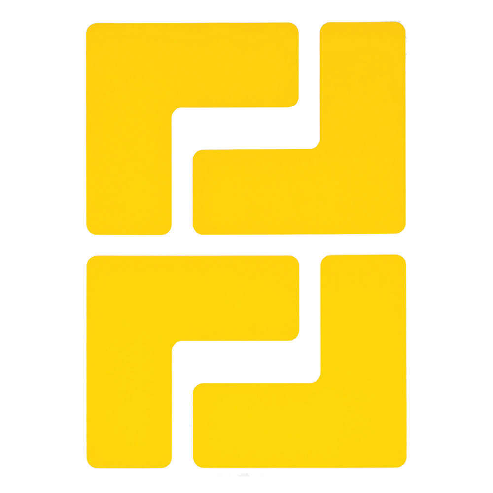 TOUGHSTRIPE 104433 Floor Marking Tape L 2 Inch W 5 Inch L - Pack Of 20 | AA3YTC 11Z161