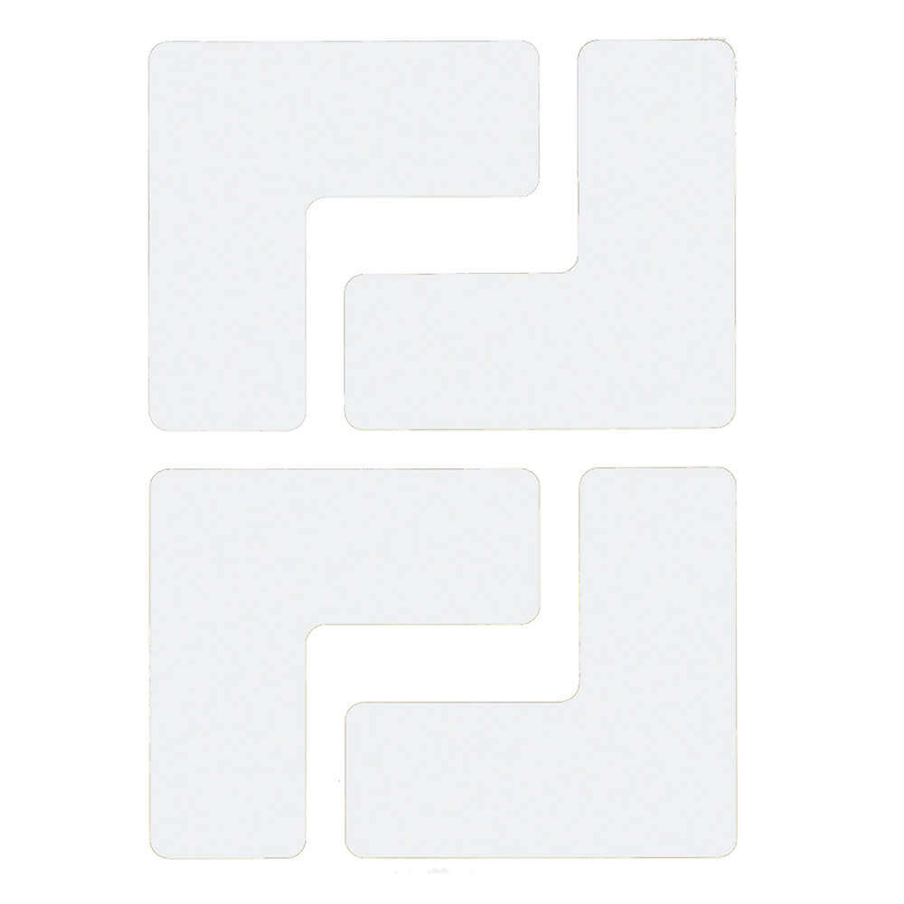 TOUGHSTRIPE 104435 Floor Marking Tape L 2 Inch W 5 Inch L - Pack Of 20 | AA3YTD 11Z162