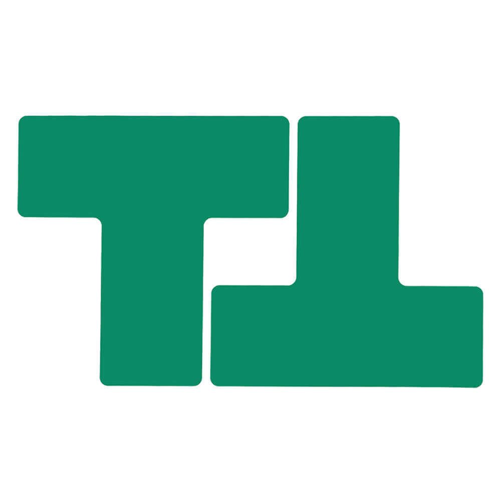 TOUGHSTRIPE 104449 Floor Marking Tape T 3 Inch W 8 Inch L - Pack Of 20 | AA4BMC 12D527