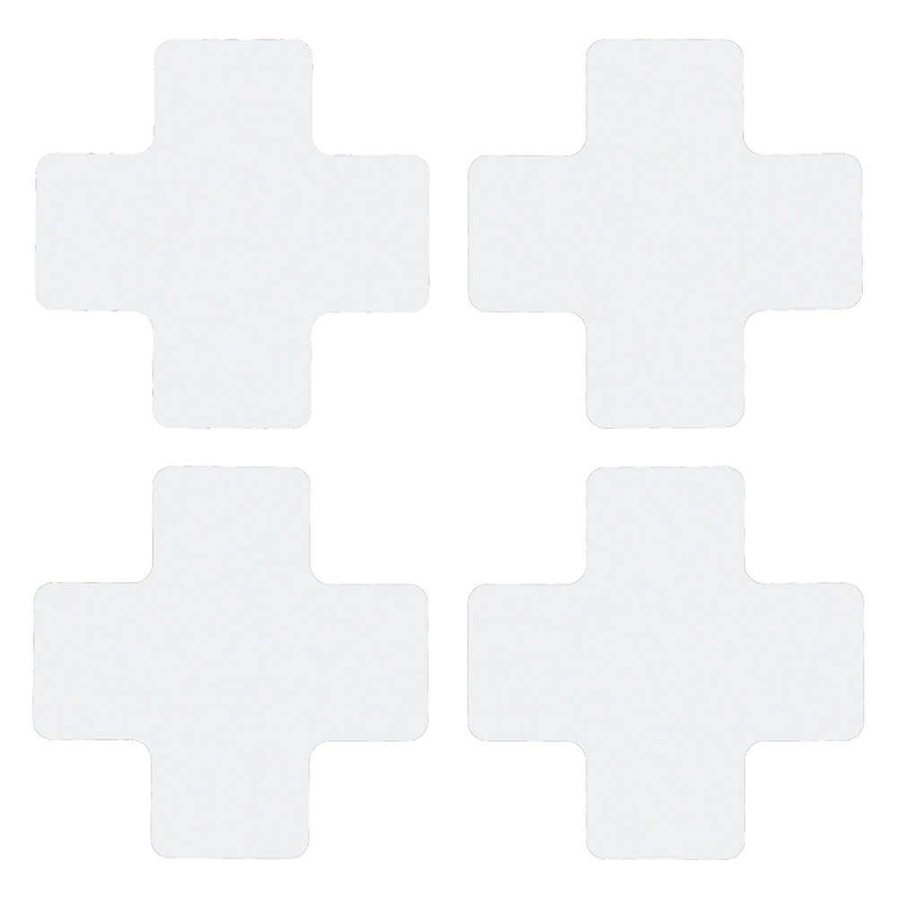 TOUGHSTRIPE 104471 Floor Marking Tape Cross 2 Inch 5 Inch L - Pack Of 20 | AA4BMT 12D541