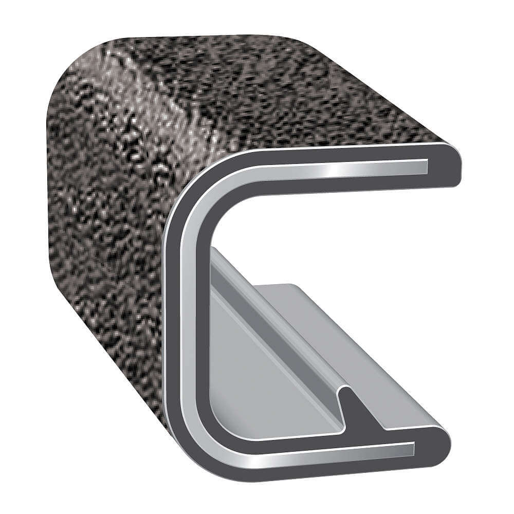 Edge Trim Aluminium Clip 0.3 Inch Width 250 Feet