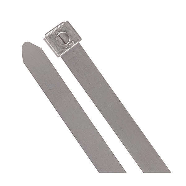 Cable Tie, 16 Inch Size, Metallic Grey