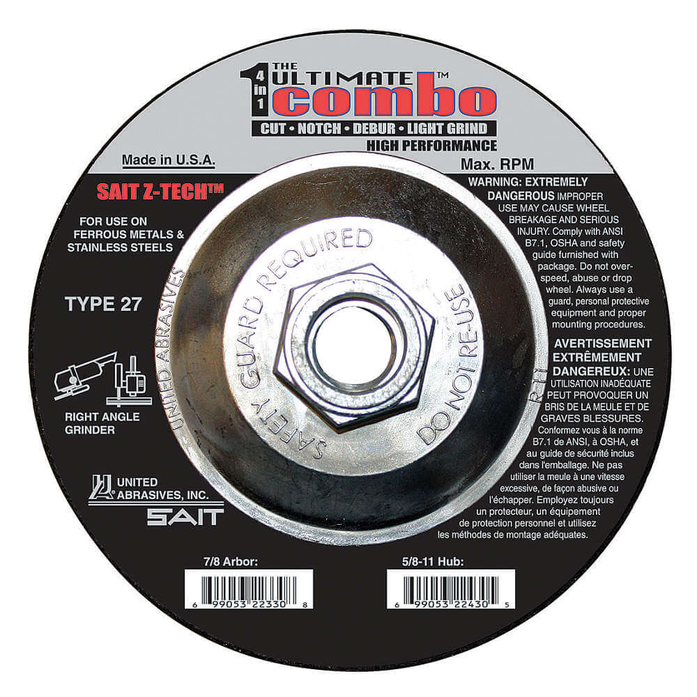 UNITED ABRASIVES-SAIT 22430