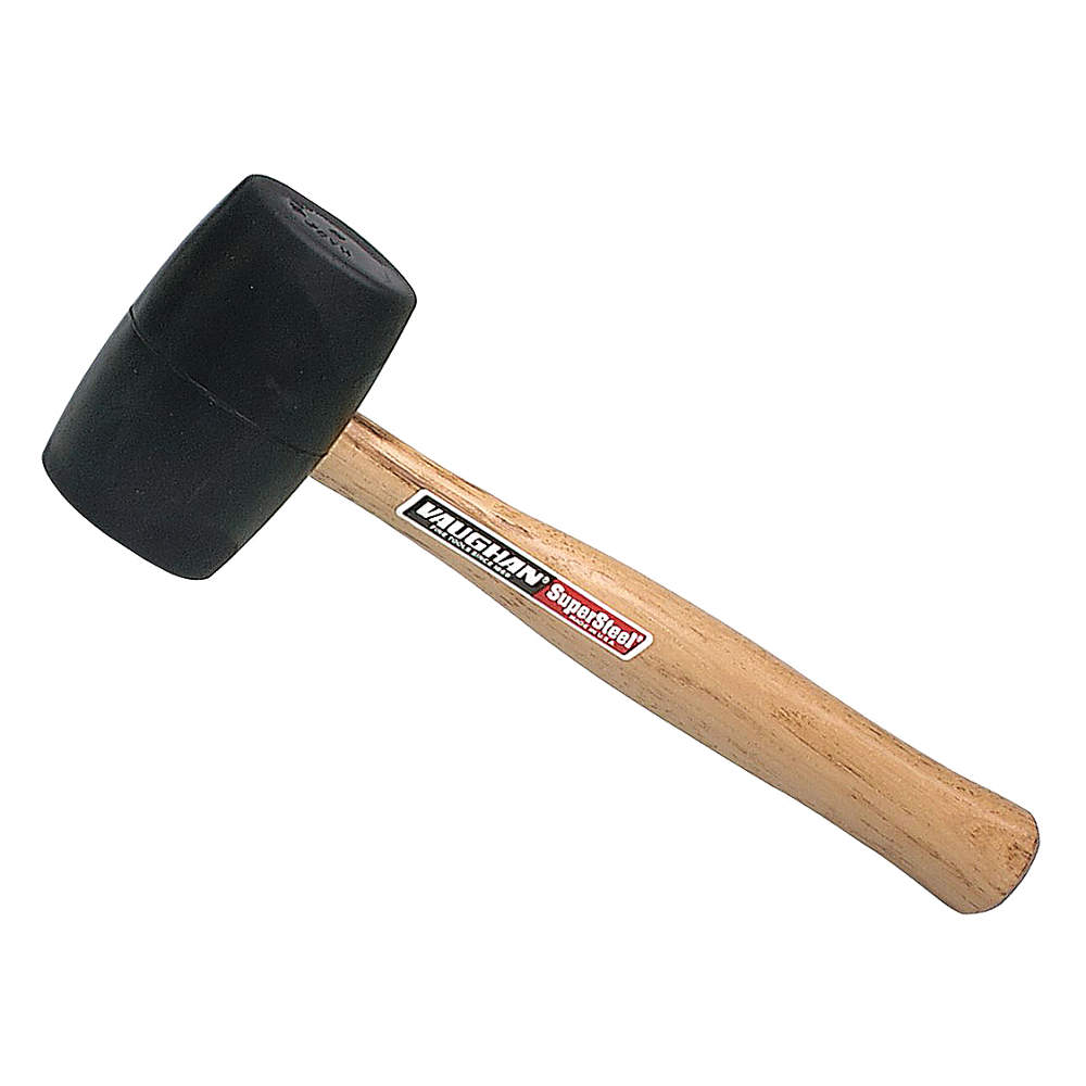Hammer Solid Mallet Rubber 20 Ounce 13 inch