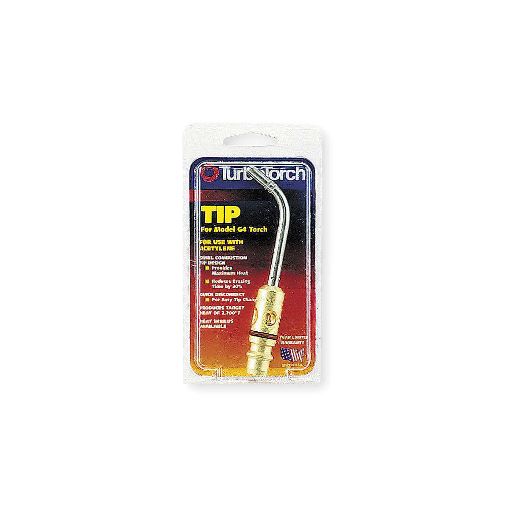 TurboTorch A-5 Acetylene Tip Swirl - 1/4 Inch Heating Tip For HVAC & Industrial Use