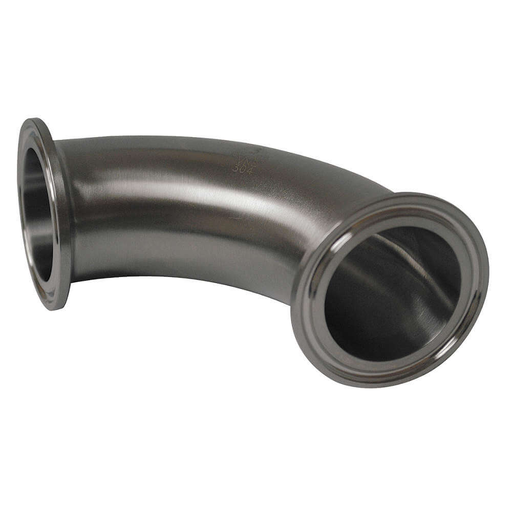 VNE STAINLESS EG2C1.0 Elbow 90 Degree T304 Stainless Steel Clamp | AA2VKQ 11D012