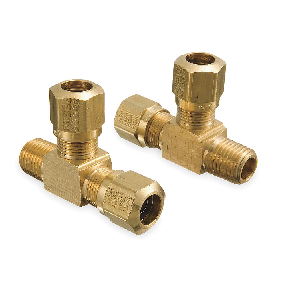 WEATHERHEAD 1471X4 Male Run Tee 1/8-27 1/4 Inch Tube Size | AC4FTC 2ZLN3