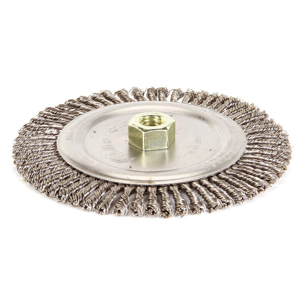 Twist Wire Wheel Brush Threaded Arbor