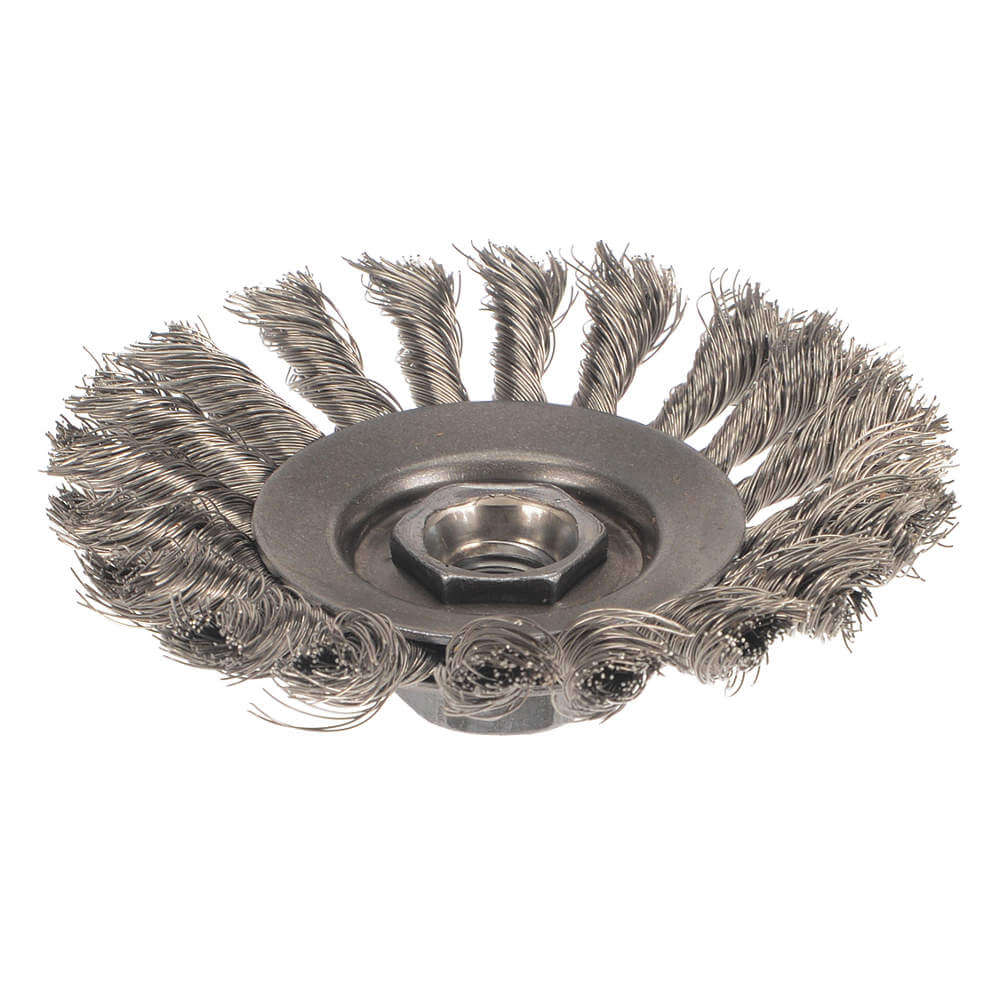 WEILER 13466 Knot Wire Bevel Brush Threaded Arbor | AE9HUT 6JXE7