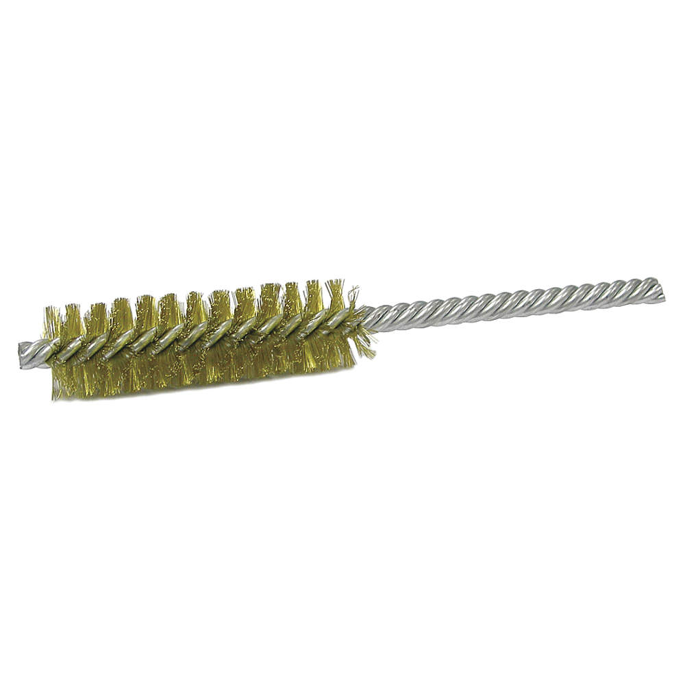 WEILER 21178 Single Spiral Tube Brush Brass 1/2 inch | AC6FZB 33M625